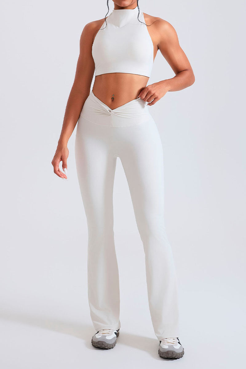 Legging flare feminina